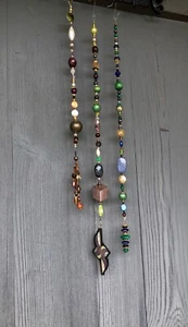Suncatcher Dekokette Mobile Hippie Boho bunt Set 3 Stück - Bild 1 von 9