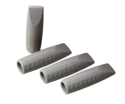 Faber Castell Radierer 4 Stück Eraser Cap Grip 2001 zum Aufstecken 187000