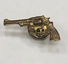 Vintage Smith And & Wesson Revolver Gun Pin Tie Tack