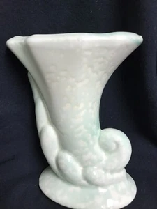Füllhorn THANKSGIVING Keramik Vase Übertopf Aufsteller hellgrün leicht meliert - Bild 1 von 6