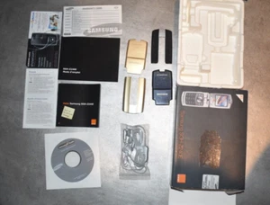 Packaging Samsung SGH-7240E - Notice - CD PC Studio - Coques - Ecouteurs Neuf - Photo 1 sur 4