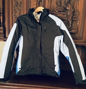 ALPINE DESIGN Blue Black Ski Jacket Parka Vintage 80’s 90’s Women’s Size Medium - Picture 1 of 24