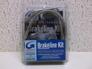 Stainless Steel Tri-Piece Front Brake Line Kit for 1983 Harley FXRT - NEW!!!!! - Picture 1 of 5