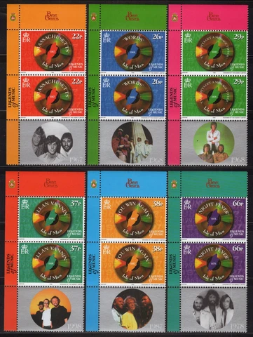 ZAYIX Isle of Man 842-849 MNH Bee Gees Songs Music Entertainment 010122SM112 Cover