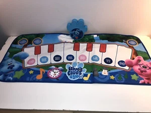 Blues Clues & You 36” x 16” keyboard Piano Mat - Real playing piano - Picture 1 of 13