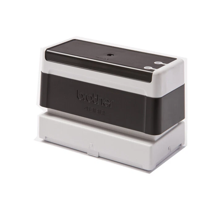 Brother 40 x 90 mm Black Ink Stamp PR4090B6P 6 Packs Genuine New 40 mm X 90 mm - image 1 of 1