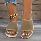 Womens Summer Slides Slippers Comfort Mules Casual Flat Beach Sandals Walking