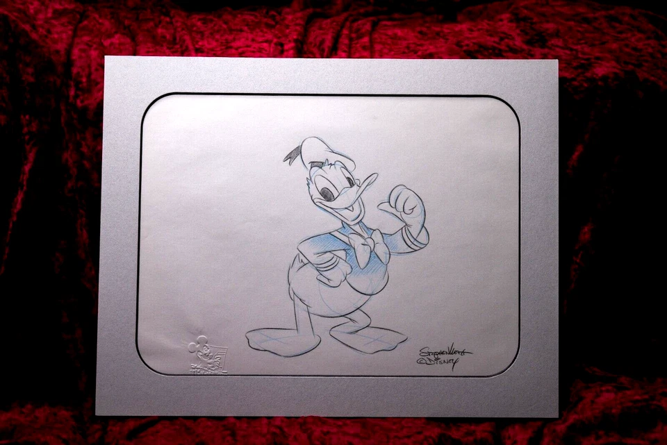 Disney Donald Duck Original Sketch - Image 1 of 1