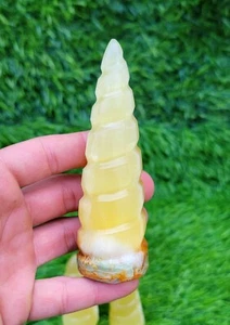 Llamas/varitas de calcita de limón pulido de cristales curativos de Afganistán - Imagen 1 de 4