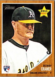 2011 Topps Heritage Bobby Cramer #291 Oakland Athletics