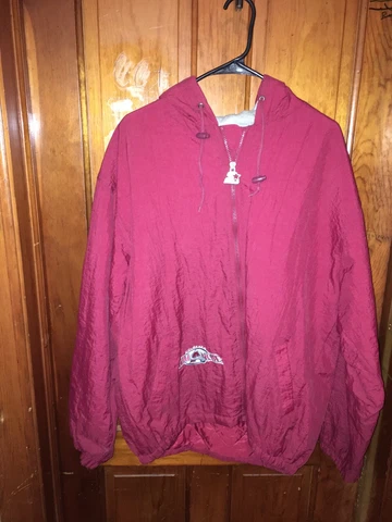 Vintage Starter NHL Colorado Avalanche Men's SZ M Jacket Hooded Cover