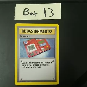 Pokedex Base Set "4th Print" 1999-2000 Pokemon Card 87/102 Italian - Picture 1 of 6