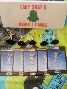 Star Wars Miniatures CLONE STRIKE 5 Clone Trooper Commanders 08/60 - Picture 1 of 2