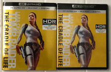 TOMB RAIDER THE CRADLE OF LIFE 4K ULTRA HD BLU RAY 2 DISC + RARE OOP SLIPCOVER