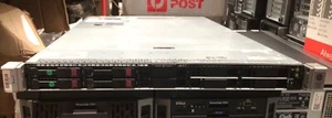 HP DL360 GEN 9 2X E5-2690V3 @ 2.6GHZ 12 CORE 128GB 1x400GB SSD+3X 1TB SAS - Picture 1 of 3