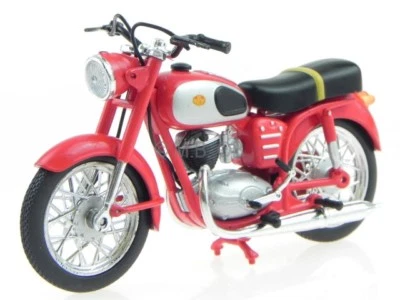 Pannonia 250 rosso DDR Ostalgie motocicletta Modell 109 Atlas 1:24 - Immagine 1 di 4