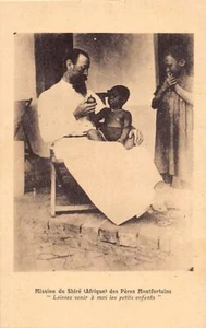 Malawi - Missionary and African child - Publ. Company of Mary - Mission du Shiré - Picture 1 of 2