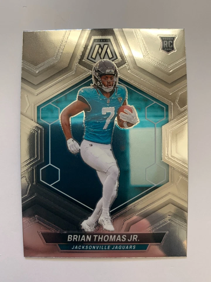 Brian Thomas Jr. Rookie base 2024 Panini Mosaic Jaguars RC #323 - Image 1 of 2
