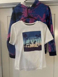 Old Navy Boys No Bad Days XL T-Shirt And Hoodie Sweatshirt - Picture 1 of 2