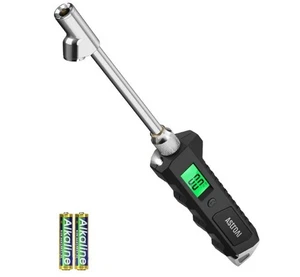 AstroAI Digital Tyre Pressure Gauge, 230 PSI RV Heavy Duty Dual Head Stainless - Picture 1 of 7