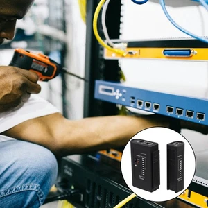 Ethernet Cable Tester Rj45 Cable Tester Network Cable Tester Continuity Tester - Afbeelding 1 van 12