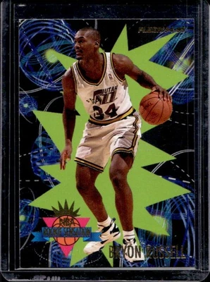 1994-95 Fleer Bryon Russell Rookie Sensations #23 Jazz - Image 1 of 2