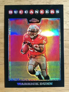 2008 Topps Chrome Refractors #TC38 Warrick Dunn - Bild 1 von 2