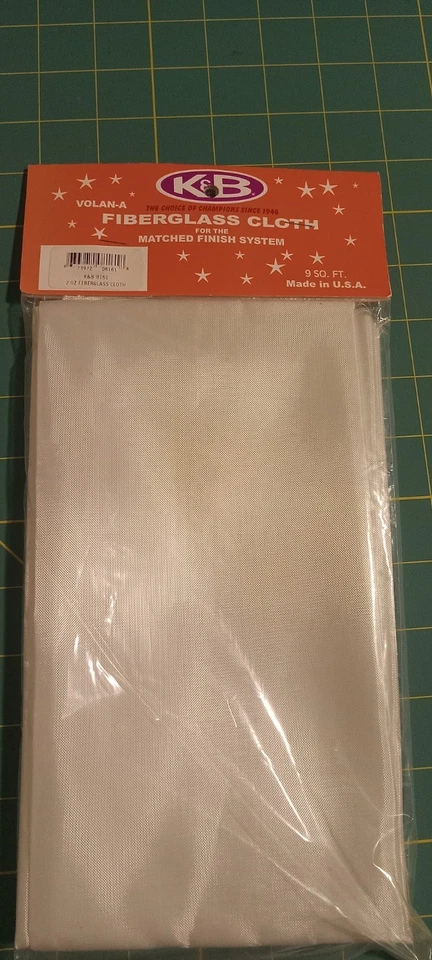 K&B VOLAN-A FIBERGLASS CLOTH 9 SQ. FT. 2 OZ - Image 1 of 1