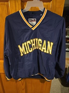 vintage michigan windbreaker pullover. Team Edition Bekleidung Herren Medium - Bild 1 von 7