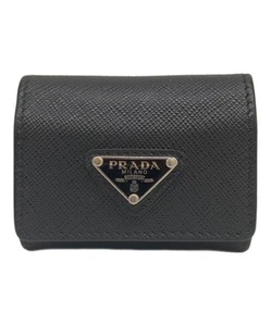 Prada Saffiano leather earphone case 2TT133 Men's Black - Picture 1 of 8