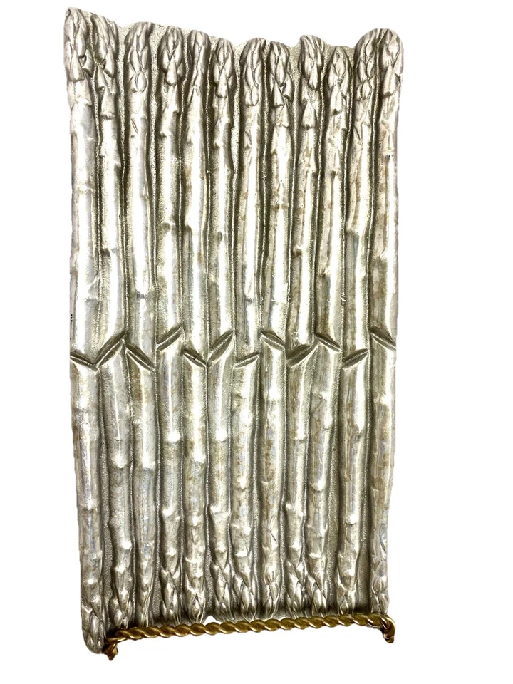 Bandeja de espargos Wilton Co RWP alumínio estanho pé 11-1/2" L x 6" W - Imagem 1 de 4