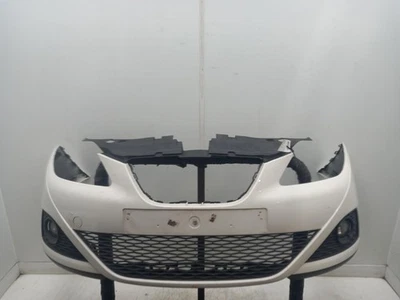 SEAT IBIZA Front Bumper 2011-2015 Hatchback WHITE B9A 6J0807217H  - Image 1 of 4