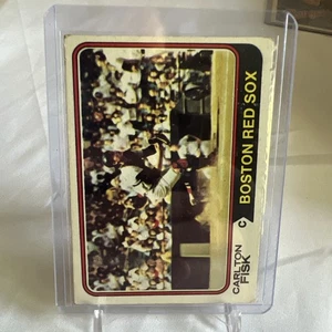 1974 Topps Set-Break #105 Carlton Fisk  - Bild 1 von 2