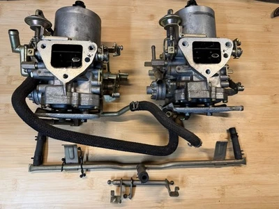 Juego de carburadores planos originales Japón Datsun Nissan 240Z 260Z 280Z Foto 1 de 4