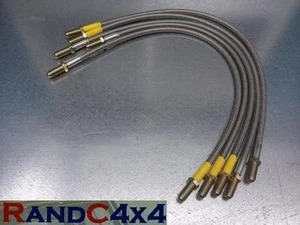 Land Rover Discovery 1+150mm Tubi Freno Prolunga Acciaio Inox 89-92 10150 - Foto 1 di 1