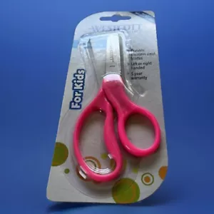 Westcott Kinder 5 Zoll rosa stumpfe Spitze Schere Edelstahl rechts links Hand - Bild 1 von 8