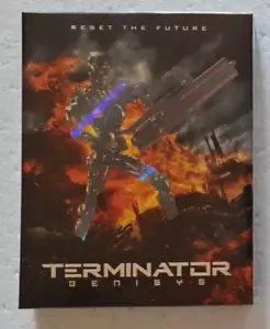 TERMINATOR GENISYS Full Slip Blu-Ray Steelbook PLAIN ARCHIVE Korea - Picture 1 of 6