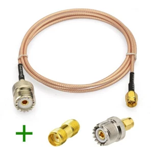 Adapter złącza SMA UHF RG316 kabel miedziany do radia ręcznego Baofeng CB - Zdjęcie 1 z 9