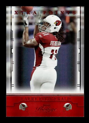 2008 Playoff Prestige #2 Larry Fitzgerald Xtra Points Red SP/100 Cardinals Pitt - Image 1 of 2