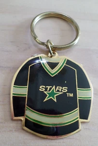 1991 NHL Dallas Stars Jersey Keychain Gold Tone - Picture 1 of 7