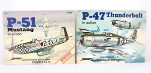 SQUADRON SIGNAL P-51 Mustang & P-47 Thunderbolt IN ACTION 1045/1067 - Picture 1 of 1