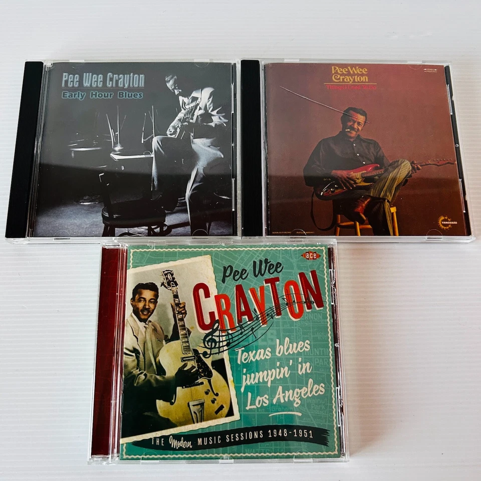 Pee Wee Crayton CD Lot x3 Early Hours Blues Texas Blues Things I Used To Do - Image 1 of 4