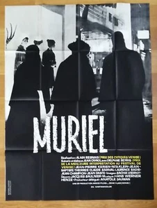 MURIEL alain resnais affiche cinema originale 160x120 cm '63 - Imagen 1 de 1