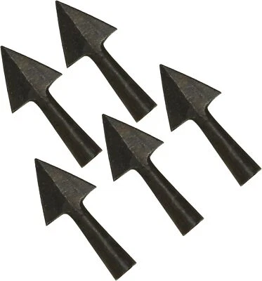 Hand forged Ancient Medieval Viking Iron Arrowheads, 5 piece - Image 1 of 4