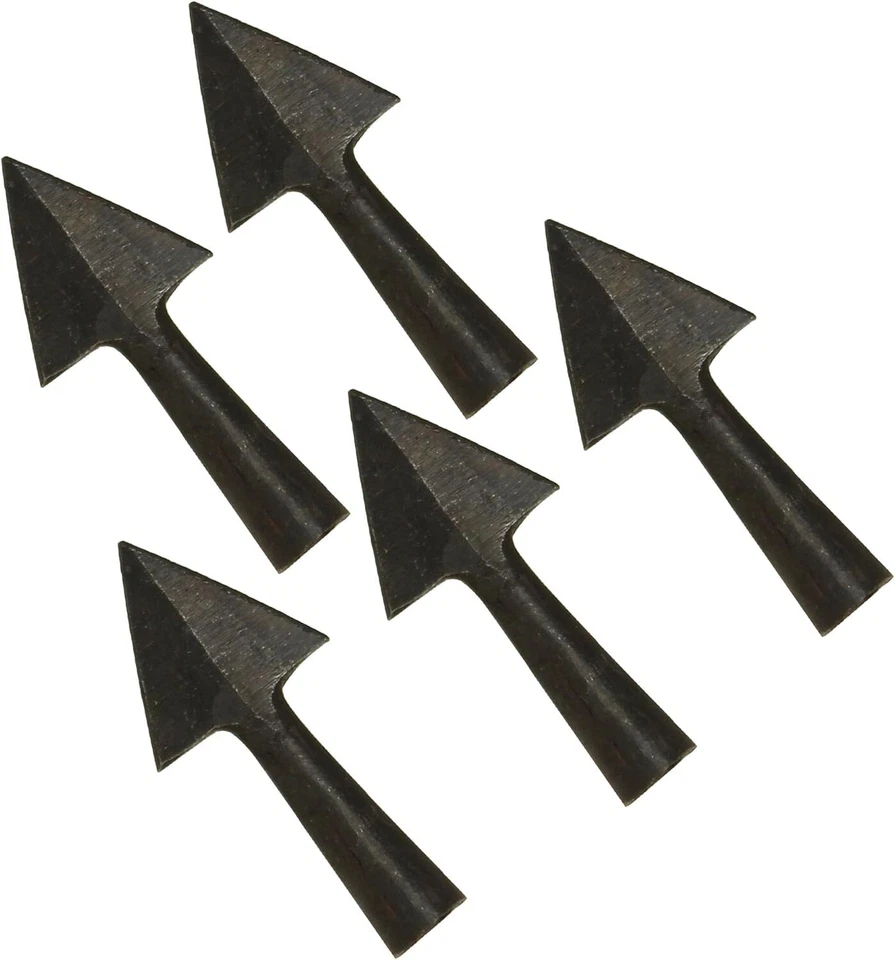 Hand forged Ancient Medieval Viking Iron Arrowheads, 5 piece - Image 1 of 4