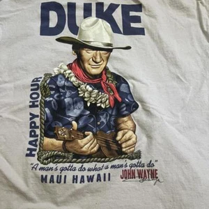 Vintage John Wayne The Duke Coastal Classics XL serie artista - Foto 1 di 6