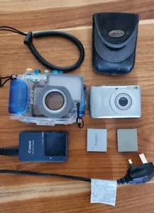 Canon Digital IXUS 65 with WP-DC3 underwater case, batteries, case & charger! - Picture 1 of 2
