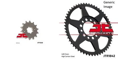 前后钢链轮套件适用于 OffRoad YAMAHA TW200 1987 - 1994 — 第 1/4 张图片