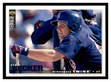 1995 Collector's Choice #491 RICH BECKER Minnesota Twins ~D3B