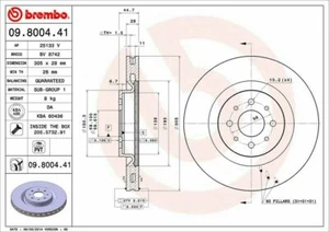 COPPIA DISCHI FRENO BREMBO ANT FOR ALFA ROMEO MITO (955) 1.4 MULTINAIR KW125 09/ - Picture 1 of 1